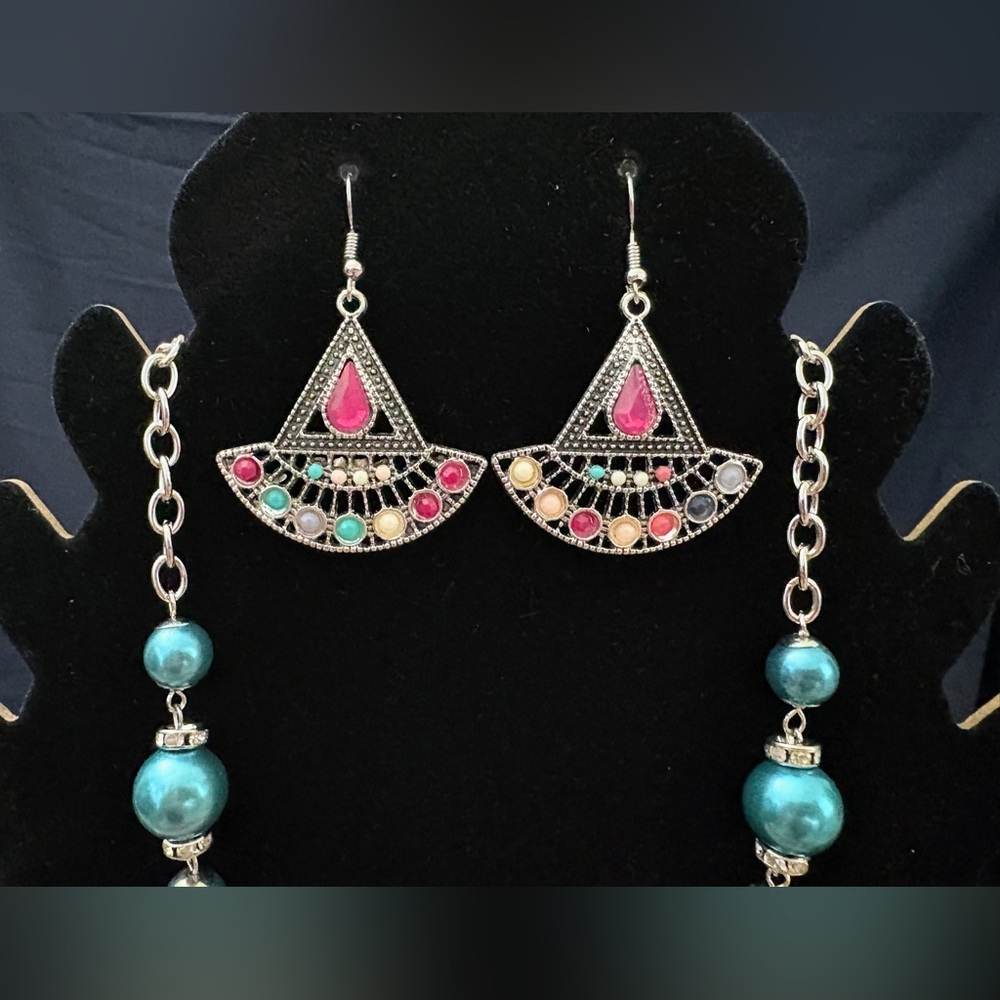 Multicolor Statement Earrings